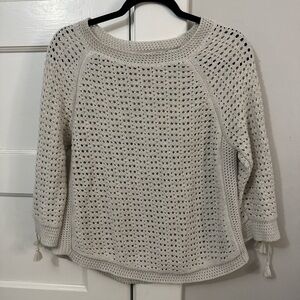 Autumn Cashmere Brand Cream Knit Sweater